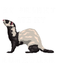 My Ferret Ate My Homework Rodent Animal European Polecat Gift Sustainable Knit Beanie