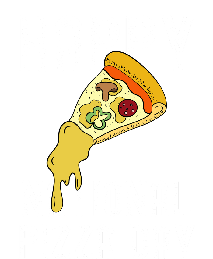 Happy National Pizza Day Women's Crop Top Tee