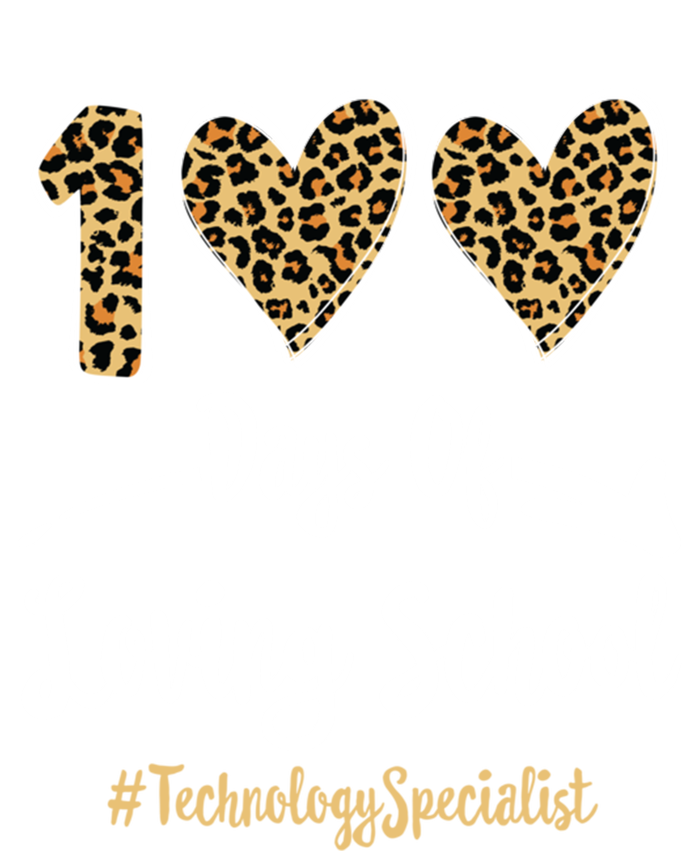 100 Days Of Loving School 100th Day Technology Specialist Great Gift Ladies Essential Flowy Tank