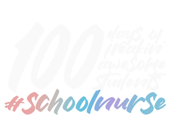 100 Days Of School Cute School Nurse Gift Premium T-Shirt