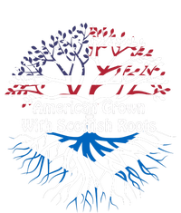 American Grown Scottish Roots Heritage Pride Gift Kids Long Sleeve Shirt