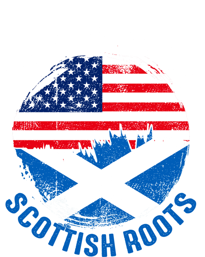 American Grown Scottish Roots Vintage Flags Gift Hoodie