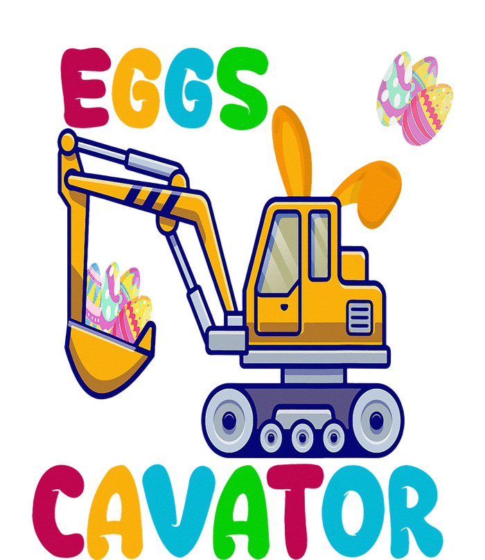 Happy Easter Funny Excavator Hunting Egg T-Shirt