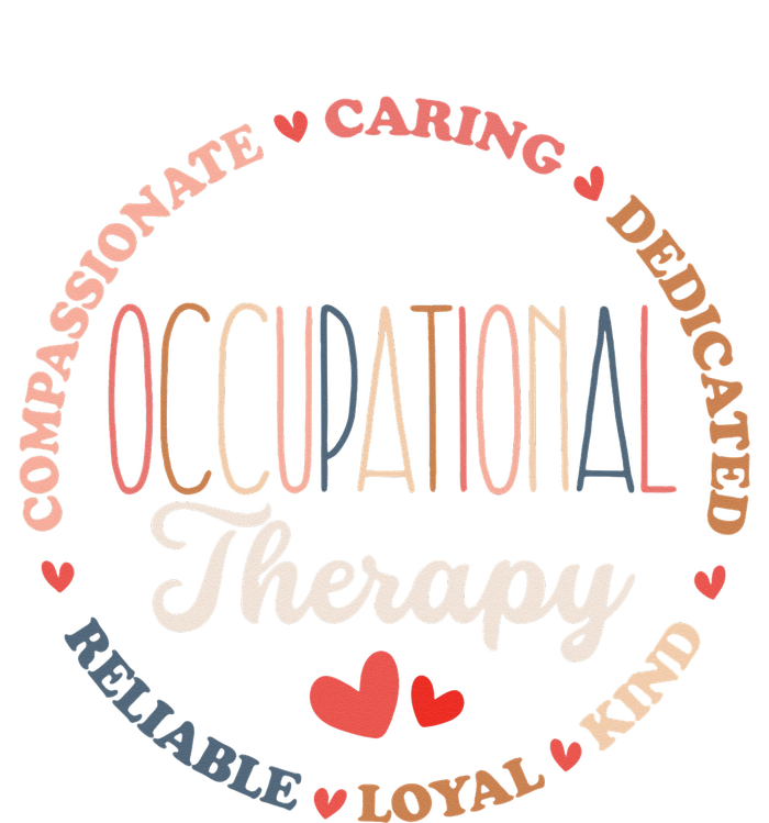 Groovy Occupational Therapy OT Therapist OT Month Women's V-Neck T-Shirt