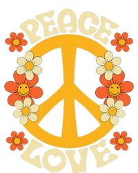 Peace Sign Love 60s 70s Costume 70 Theme Party Groovy Hippie Canvas