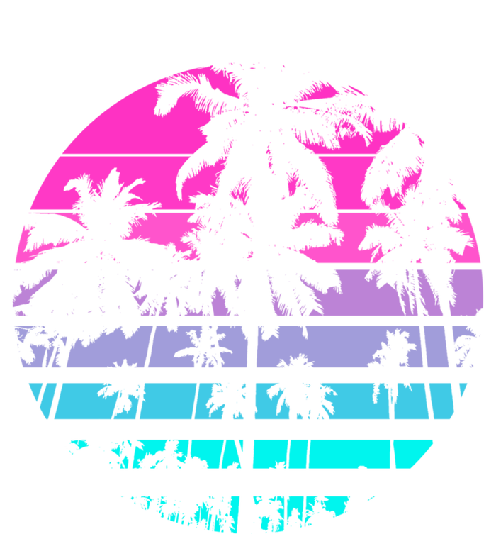 Retro Eighties 80s And 90s Beach Style Design With Palm Trees Great Gift Sweatshirt