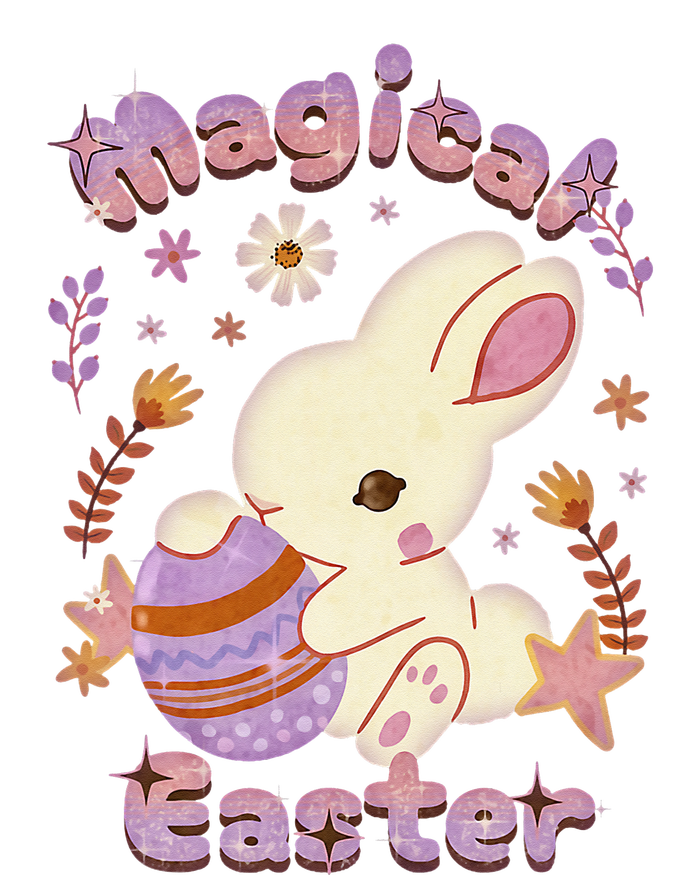 Magical Easter, Happy Easter Day, Cute Rabbit Bunny Hug Egg Tall Long Sleeve T-Shirt