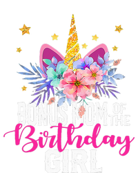 Bonus Mom Of The Birthday Mothers Day Unicorn Birthday T-Shirt