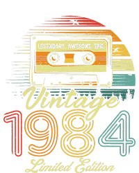 Vintage 1984 39th Birthday Gift 39 Years Old Cassette Tape T-Shirt