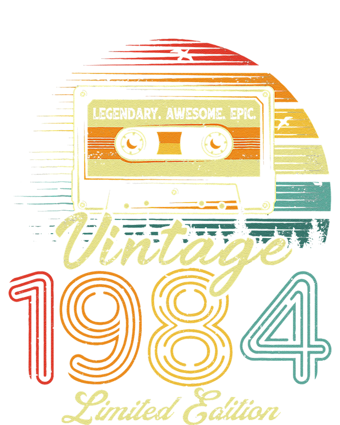 Vintage 1984 39th Birthday Gift 39 Years Old Cassette Tape T-Shirt