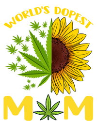 World's Dopest Mom Weed Marijuana Cannabis Weed Mother's Day Cool Gift Hoodie