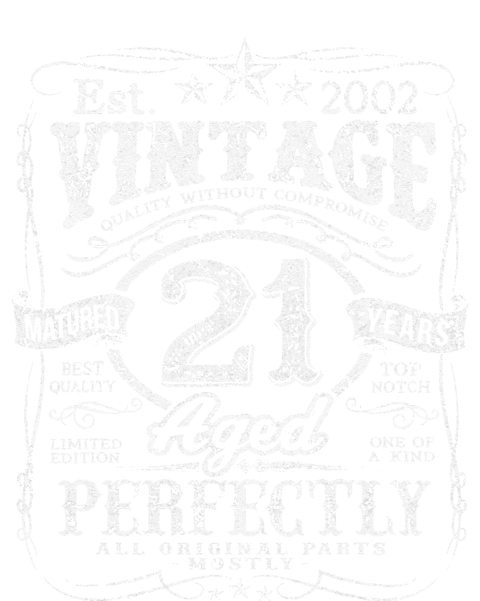 Vintage 2002 Limited Edition 21 Year Old 21st Birthdays T-Shirt