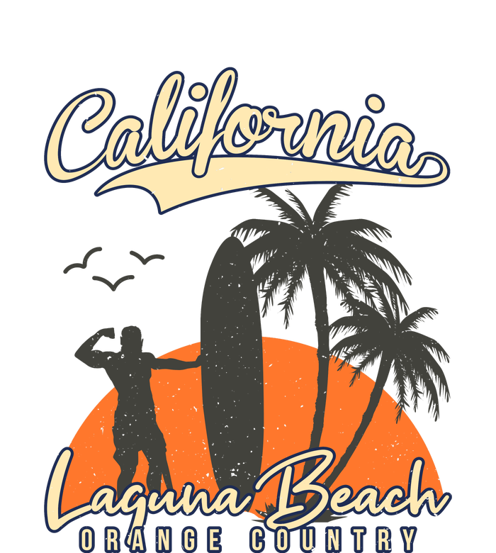 Surfing California Laguna Beach Orange Country Summer For Surf Lovers Gift Kids Long Sleeve Shirt