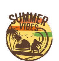 Surfing Vintage Summer Vibes Surfing Palm Beach Gift T-Shirt