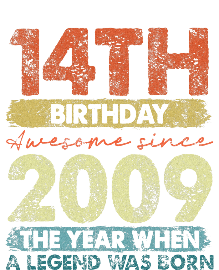 Vintage 2009 14 Year Old Gifts Limited Edition 14th Birthday T-Shirt