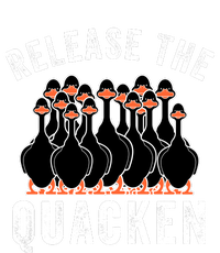 Release The Quacken, Duck Lover, Farmer, Funny Animal Lover Poster