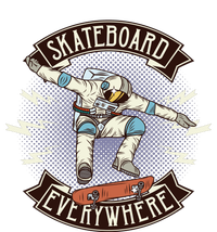 Astronaut Skateboarding Toddler Long Sleeve Shirt