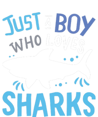 Shark Just A Who Loves Sharks Gift Cooling Performance Long Sleeve Crew