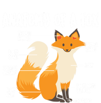 Anatomy Of A Fox Cute Sweet Carnivore Funny Animal Gift Women's T-Shirt