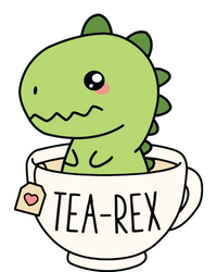 TeaRex Cute TRex Dinosaur Kawaii Funny Dino Pun Toddler Sweatshirt