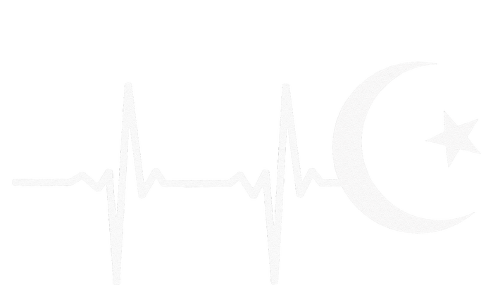 Muslim heartbeats, Ramadan Kareem moon Crescent Eid T-Shirt