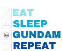 Eat Sleep Gundam Repeat, Funny Anime, Funny Manga, Funny Gundam Zip Tote Bag