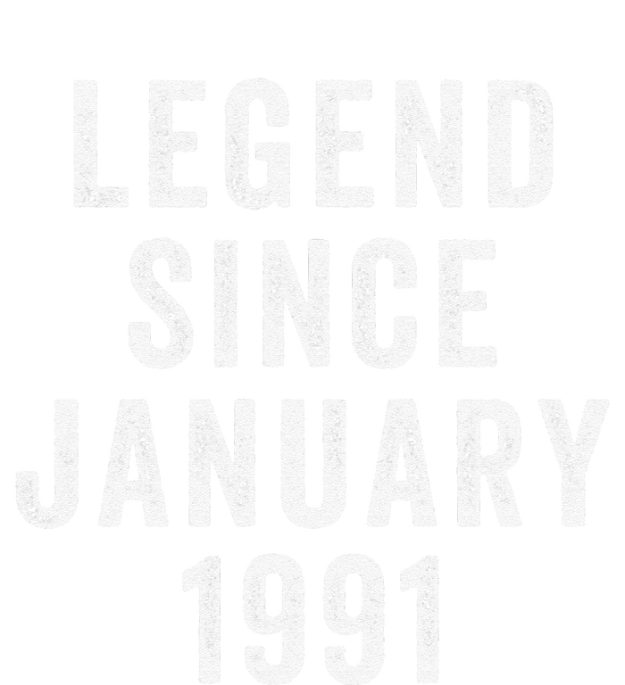 Vintage Legend January 1991 Funny Birthday T-Shirt