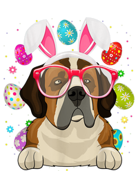 Cute Bunny St Bernard Dog Face Easter Eggs Easter Day T-Shirt