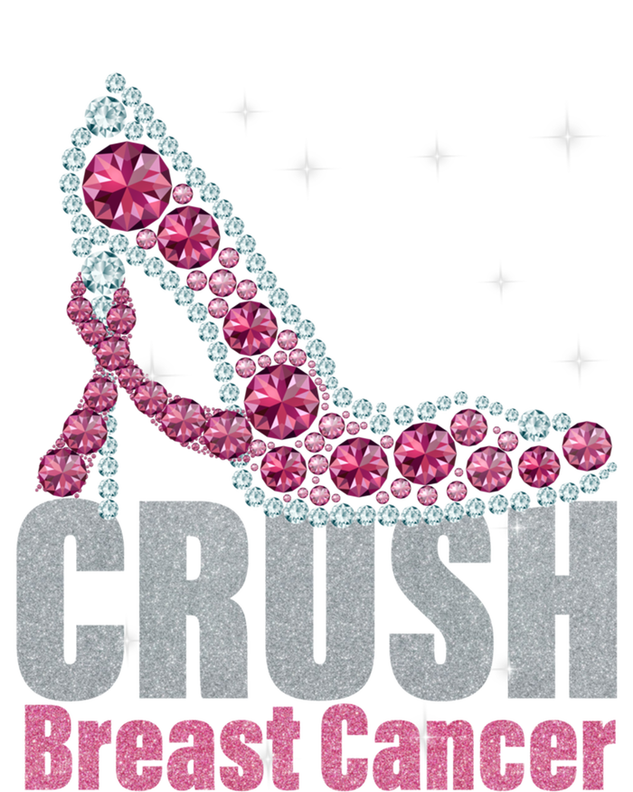 Awesome Crush Breast Cancer Gift A Bling Shoes Gift Tall Sweatshirt