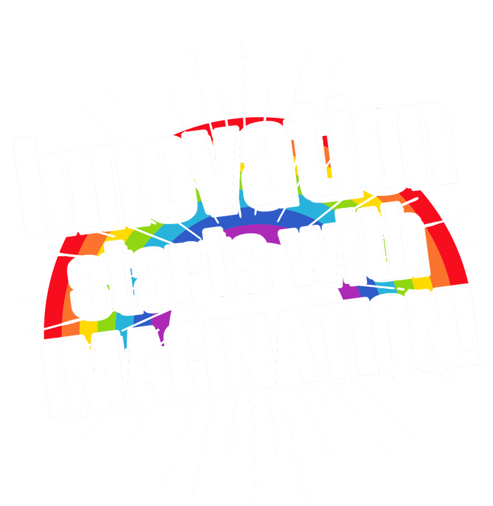 Innovation Starts With Imagination! Women's V-Neck T-Shirt