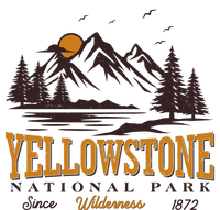 Vintage Yellowstone National Park Wilderness Since 1872 Long Sleeve Shirt