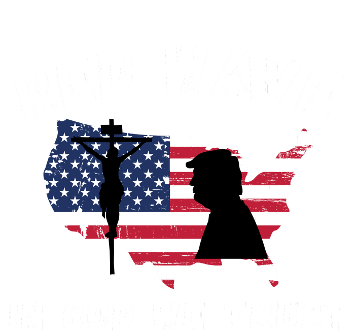 Red Wave, In God We Trust, Trump 2024, Pro Trump 45 47, He'll Be Back Cool Comfort Performance Bucket Hat