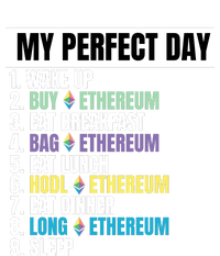 Ethereum My Perfect Day, Buy Crypto, Buy ETH, Funny Crypto Meme Sustainable Bucket Hat