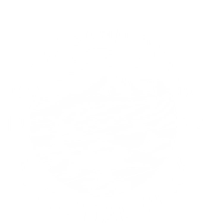 Great Sand Dunes National Park Cool White Line Art Outdoor Gift Tall T-Shirt