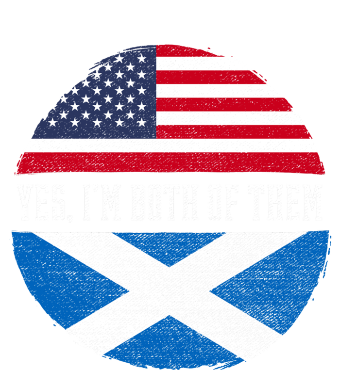 Half American Half Scottish Usa Flag Scotland Heritage Dna Funny Gift Button