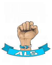 Her Fight Is My Fight Als Hope Cure Awareness Month Gift Funny Gift Women's Racerback Tank