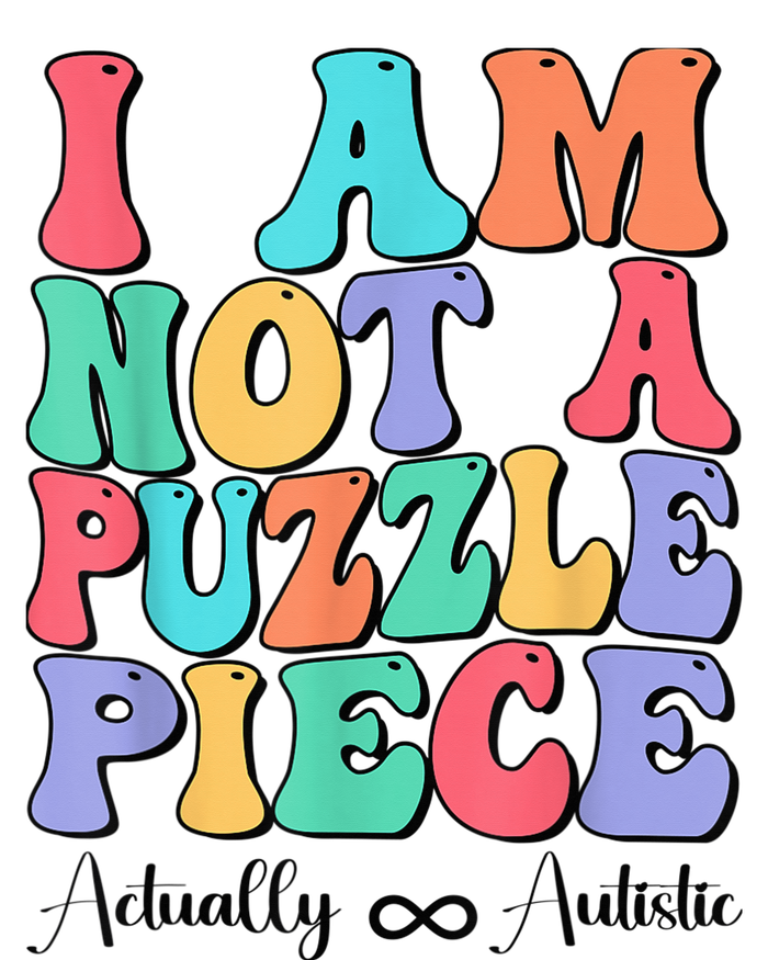 I Am Not A Puzzle Piece Actually Autistic Autism Awareness Mousepad