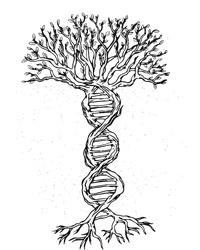 DNA Tree Life Genetics Biologist Science Earth Day T-Shirt