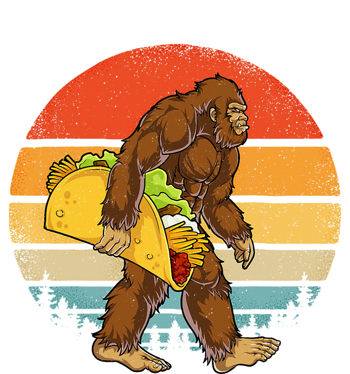 Bigfoot Carrying Taco Funny Cinco de Mayo Sasquatch Pajama Set