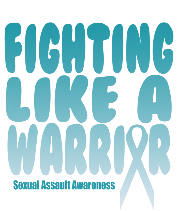 Fighting Like A Warrior! Sexual Assault Awareness Gift Sustainable Knit Beanie