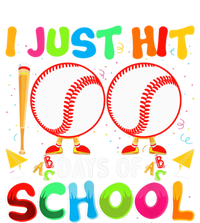 I Just Hit 100 Days Of School Baseball 100th Day Funny Gift Softstyle Adult Sport Polo