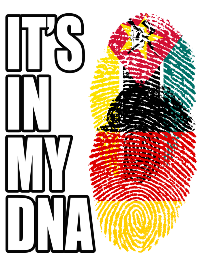 Ger And Mozambican Mix Dna Flag Heritage Gift T-Shirt