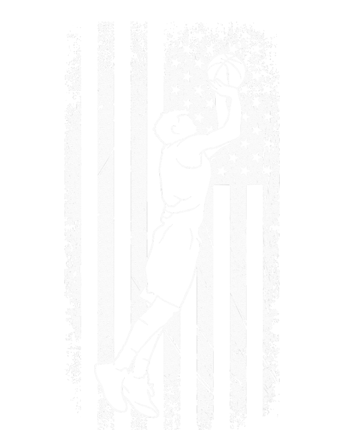 American Flag Basketball Funny Sports Player T-Shirt