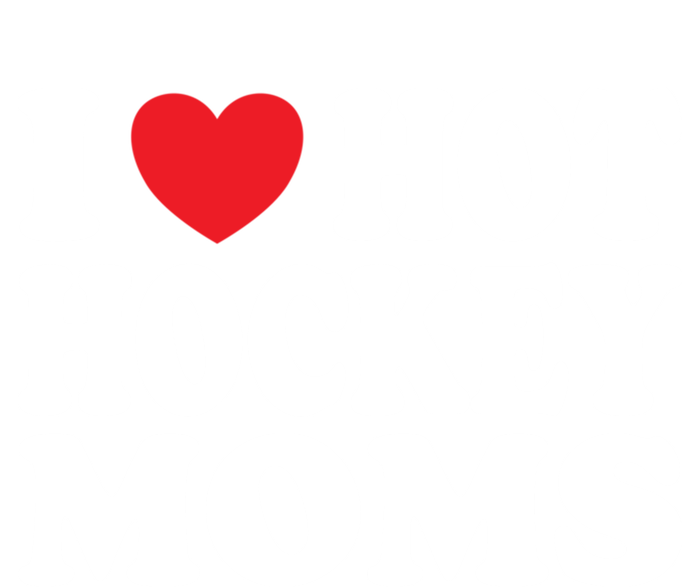 I Heart Hot Hockey Moms Funny I Love Moms Funny Gift Kids Hoodie