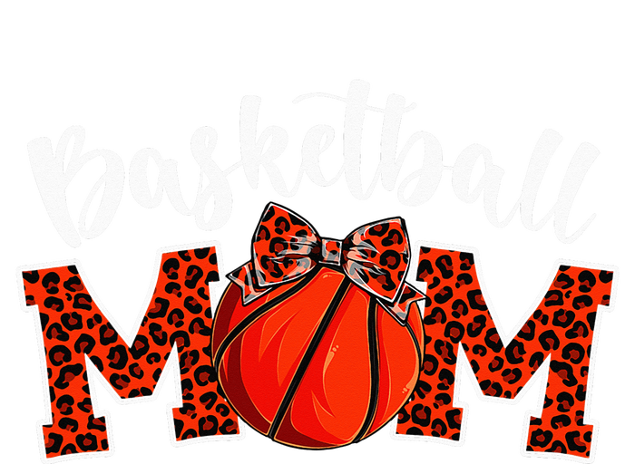 Funny Basketball Mom Leopard Mother's Day T-Shirt