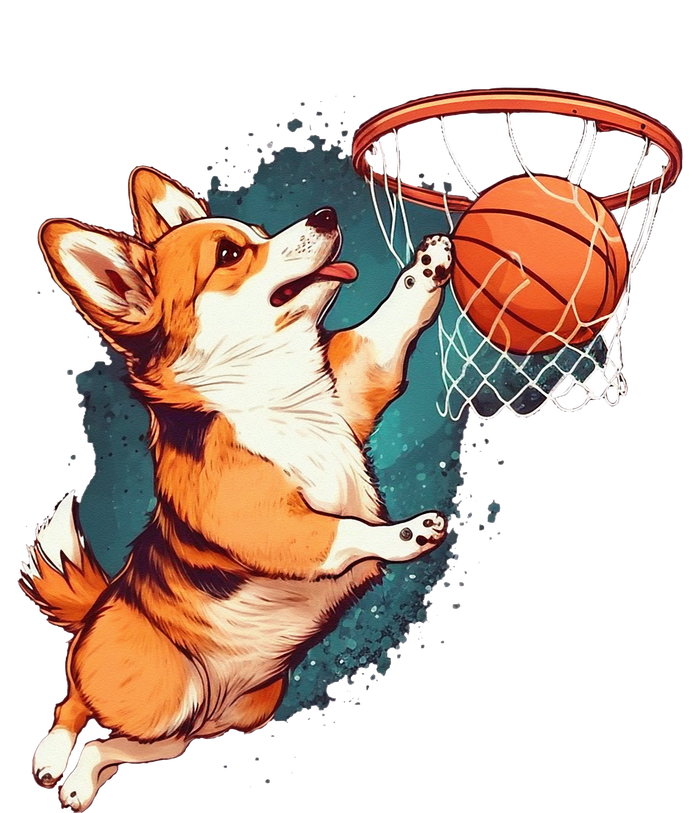 Corgi puppy Corgi Basketball for Pet Lovers City Backpack