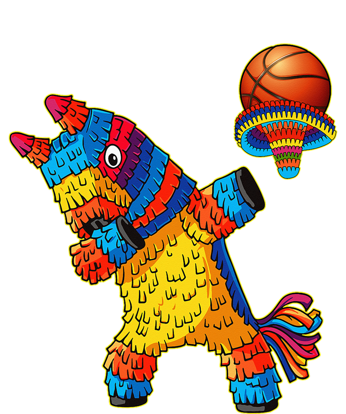 Funny Dabbing Pinata & Basketball Ball Cinco De Mayo Fiesta Button