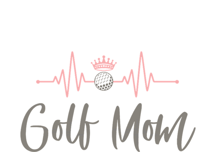 Queen Golf Mom Pink Gift For Mother's Day T-Shirt