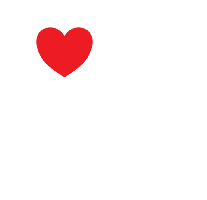 I Love Hot Baseball Moms Funny Gift Long Sleeve Shirt