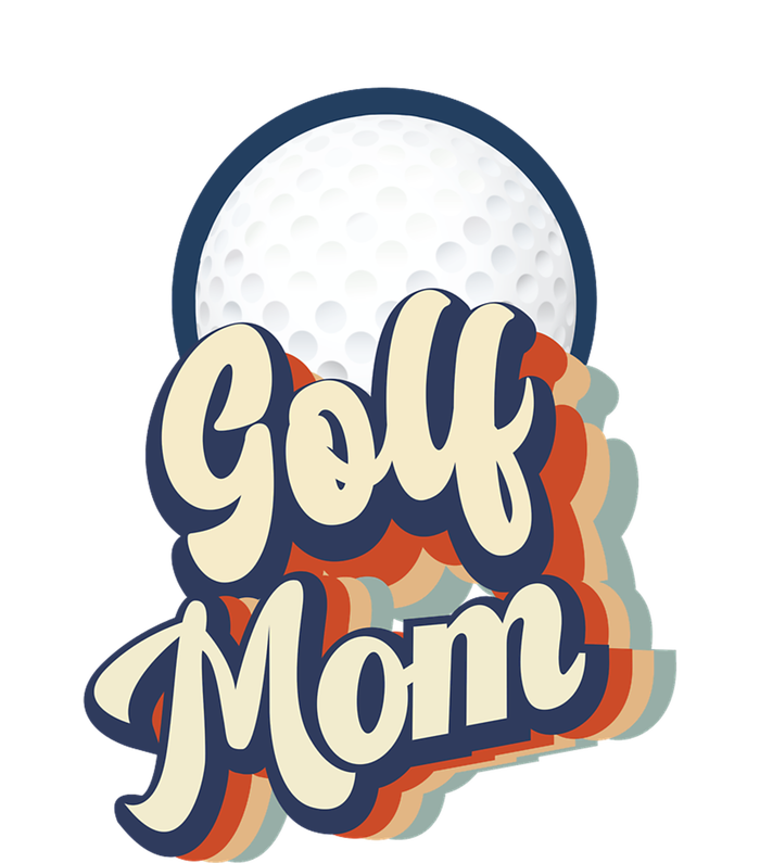 Retro Golf Mom Funny Golf Mom Gift For Mother's Day Tie-Dye T-Shirt